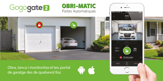 Gogogate obrir portal de garatge amb el mòbil
